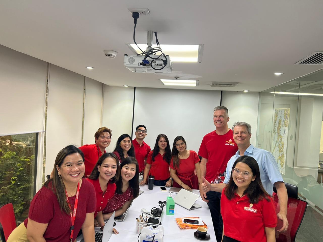 Marvin with Alaska Team